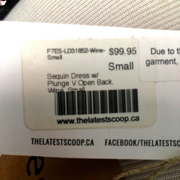 The latest Scoop,V back,above knee,sequin dress - Picture 5 of 6